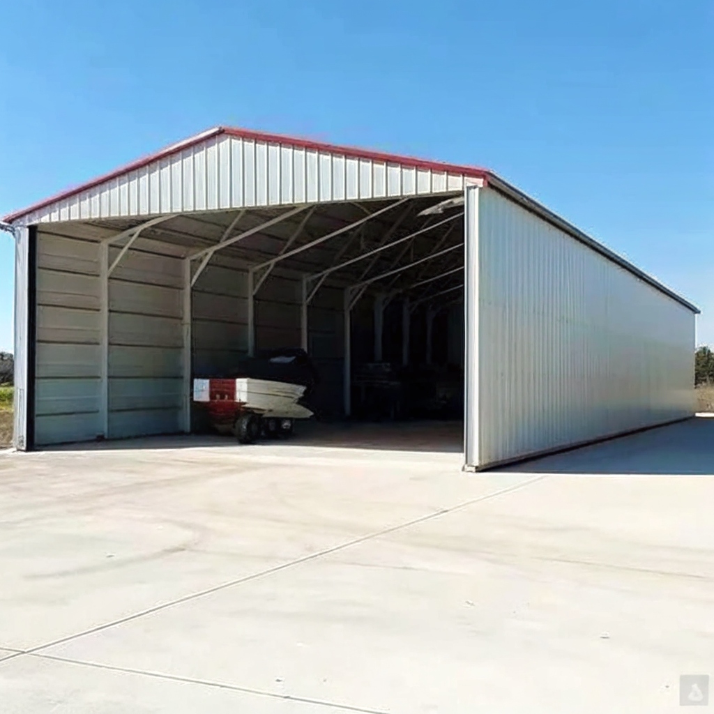 Длинный ангар