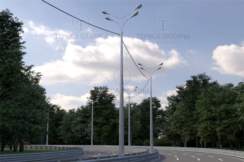 Опора освещения ОГКСф-1000-9,0