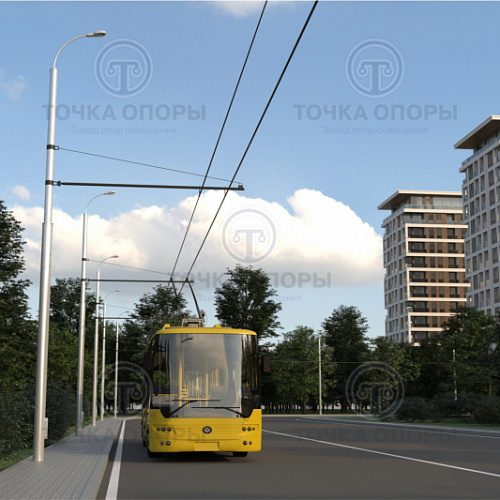 Опора контактной сети ТП-1300-9,0/11,5-01