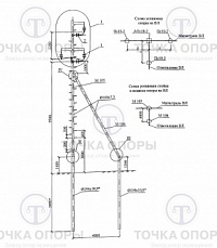 Анкерная ответвительная опора АОс10-2