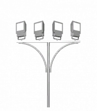 К61-0,2-1,6-1-0 прожекторный кронштейн