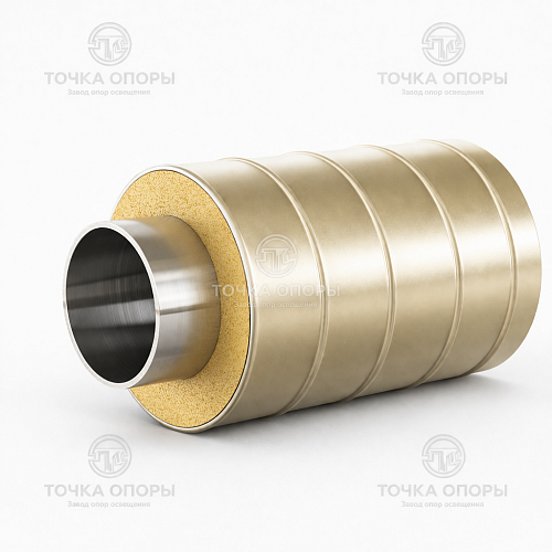 Труба ППУ стальная оболочка 140х32х3 мм ГОСТ 30732-2006