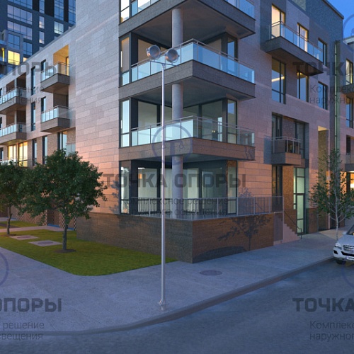 Опора освещения ОМК-6-4