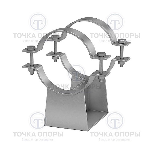 Скользящие хомутовые опоры для надземной прокладки и в канале 313.ТС-008.010