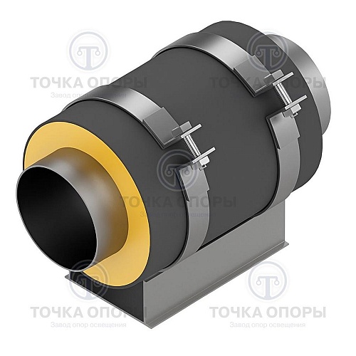 Скользящая опора СПО 89/180.200 подкладная для труб в ППУ