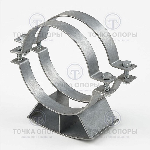 Скользящие хомутовые опоры для прокладки в футляре 313.ТС-008.012