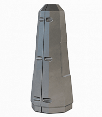 Цоколь восьмигранный для опоры освещения А1