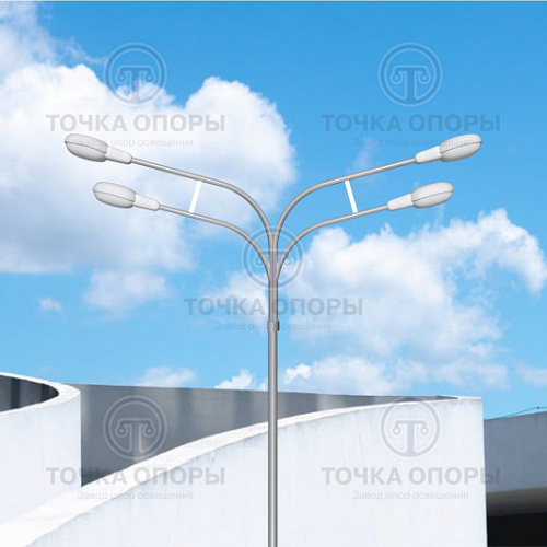 К4-3,0-2,0-/180-О3 четырехрожковый консольный кронштейн